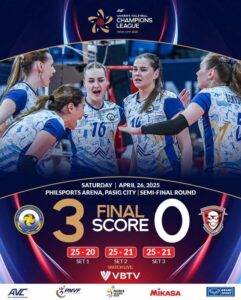 Đại diện Kazakhstan áp đảo đối thủ với chiến thắng 3-0