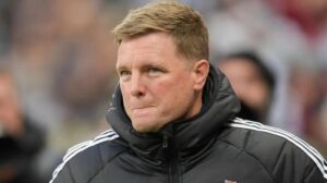 Eddie Howe is conscious and talking with his family, the club said